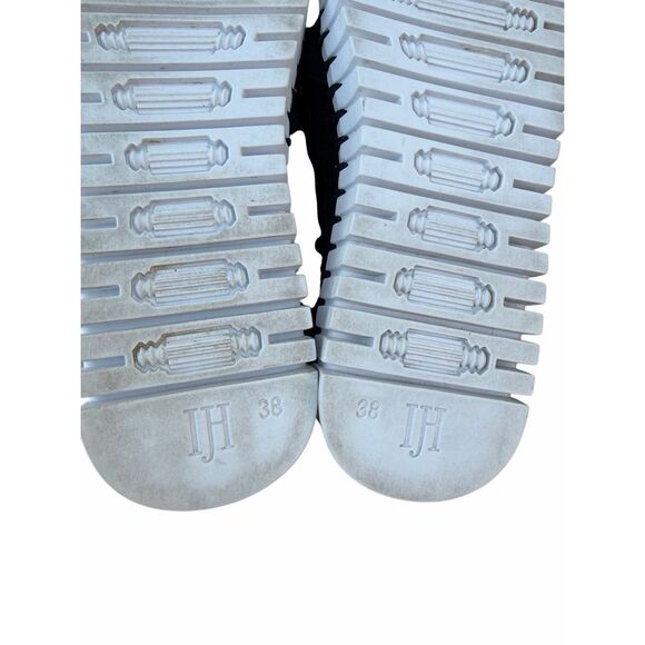 llse Jacobsen Tulip Sneaker Size 38 Perforated Slip On Shoes Size in Black - Picture 7 of 7